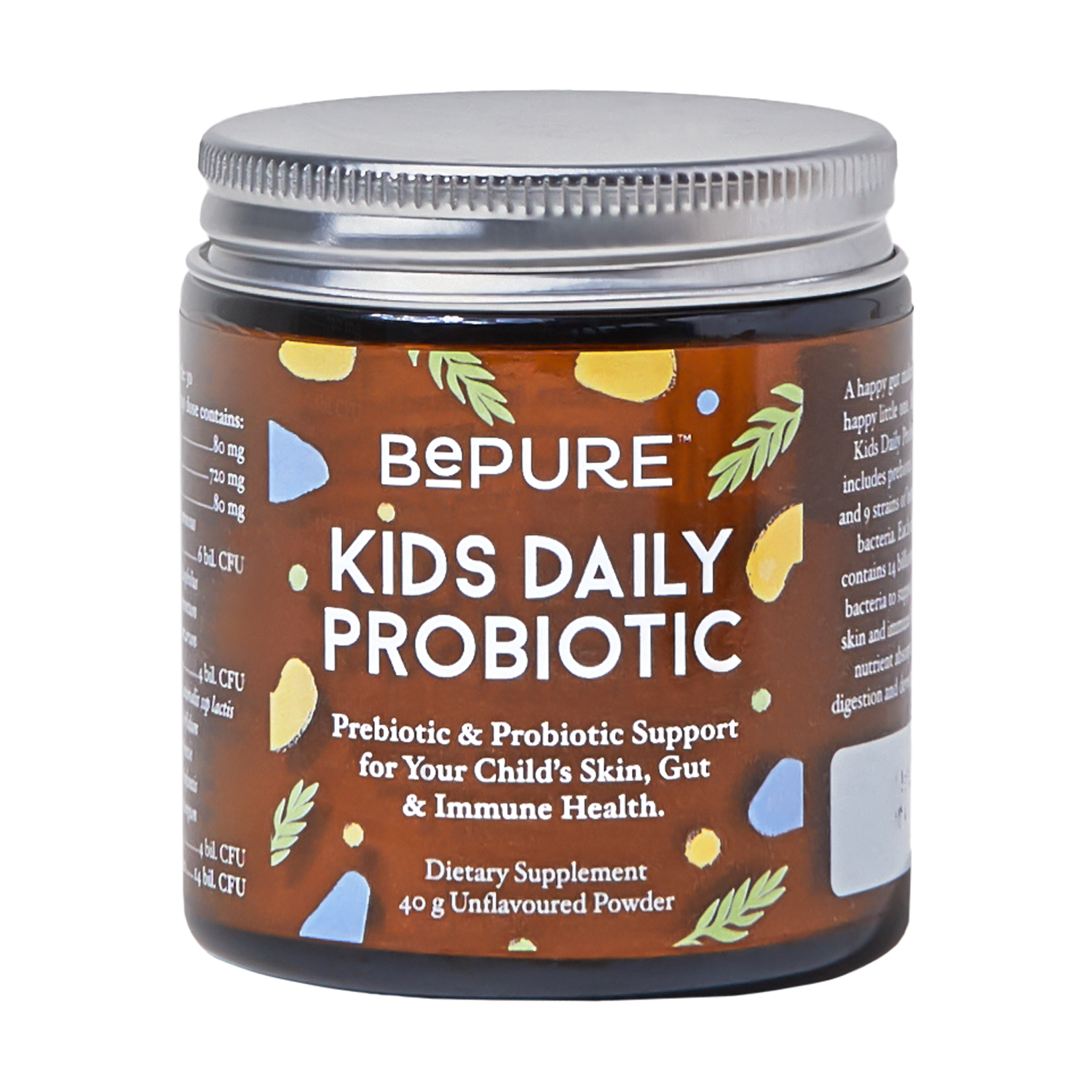 BePure Kids Daily Probiotic 40g Unflavoured Powder 